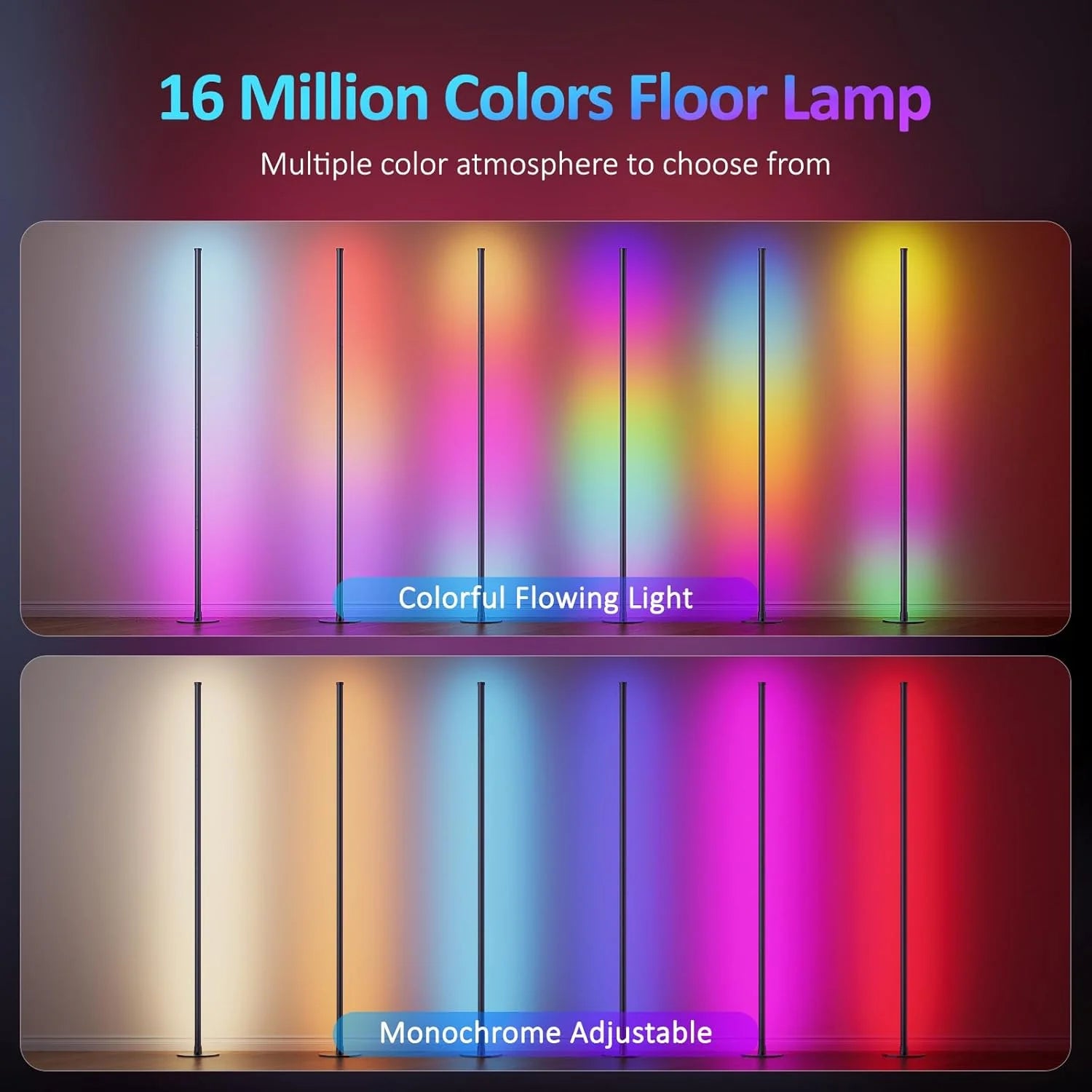 RGB Corner Floor Lamp