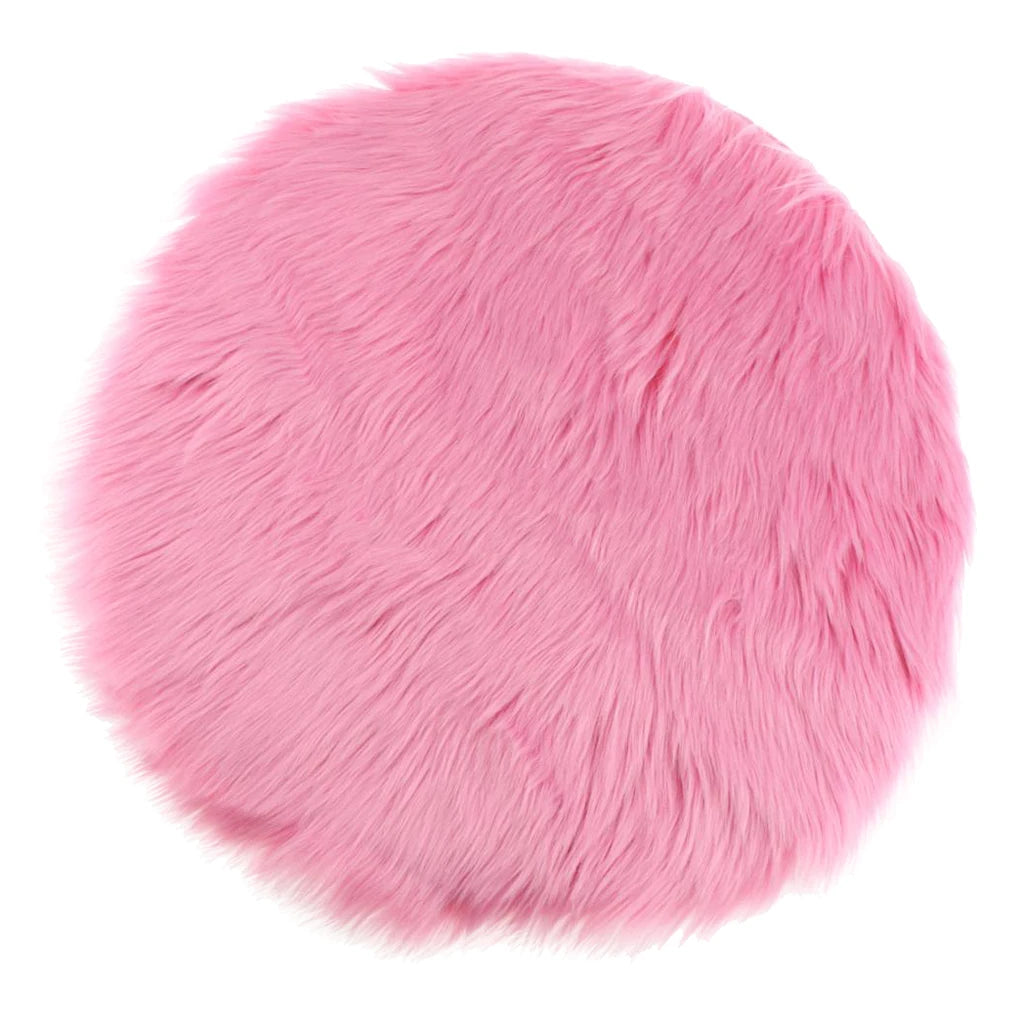 fityle Fashion Area Rug Soft Sheepskin Skin Faux Fur Fake Rug Mat Small Rugs Living Bedroom Window Bedside Home Decor