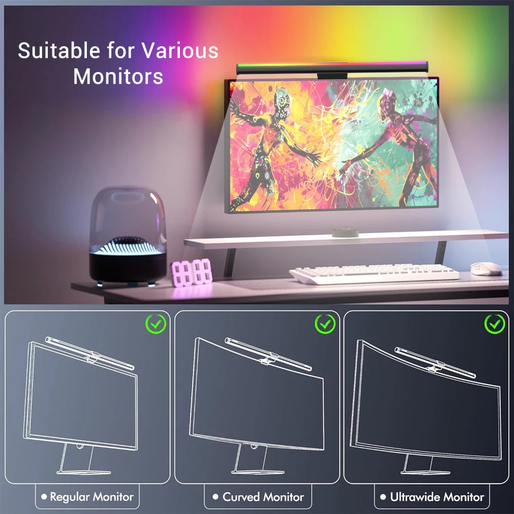 RGB Monitor Glow Bar