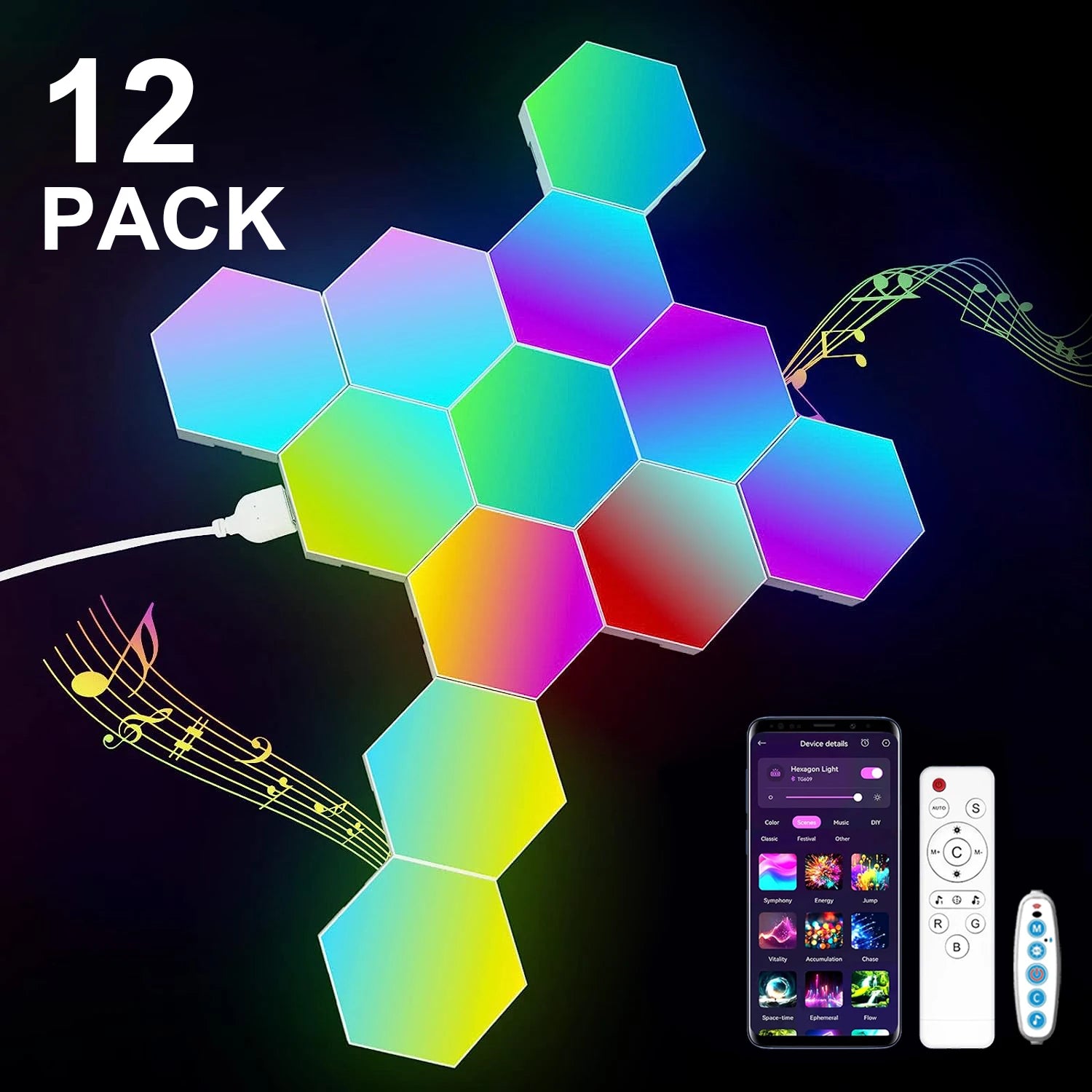 HexaGlow RGB Panels