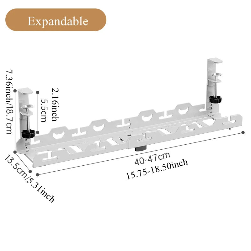 Under Desk Cable Tray Pro