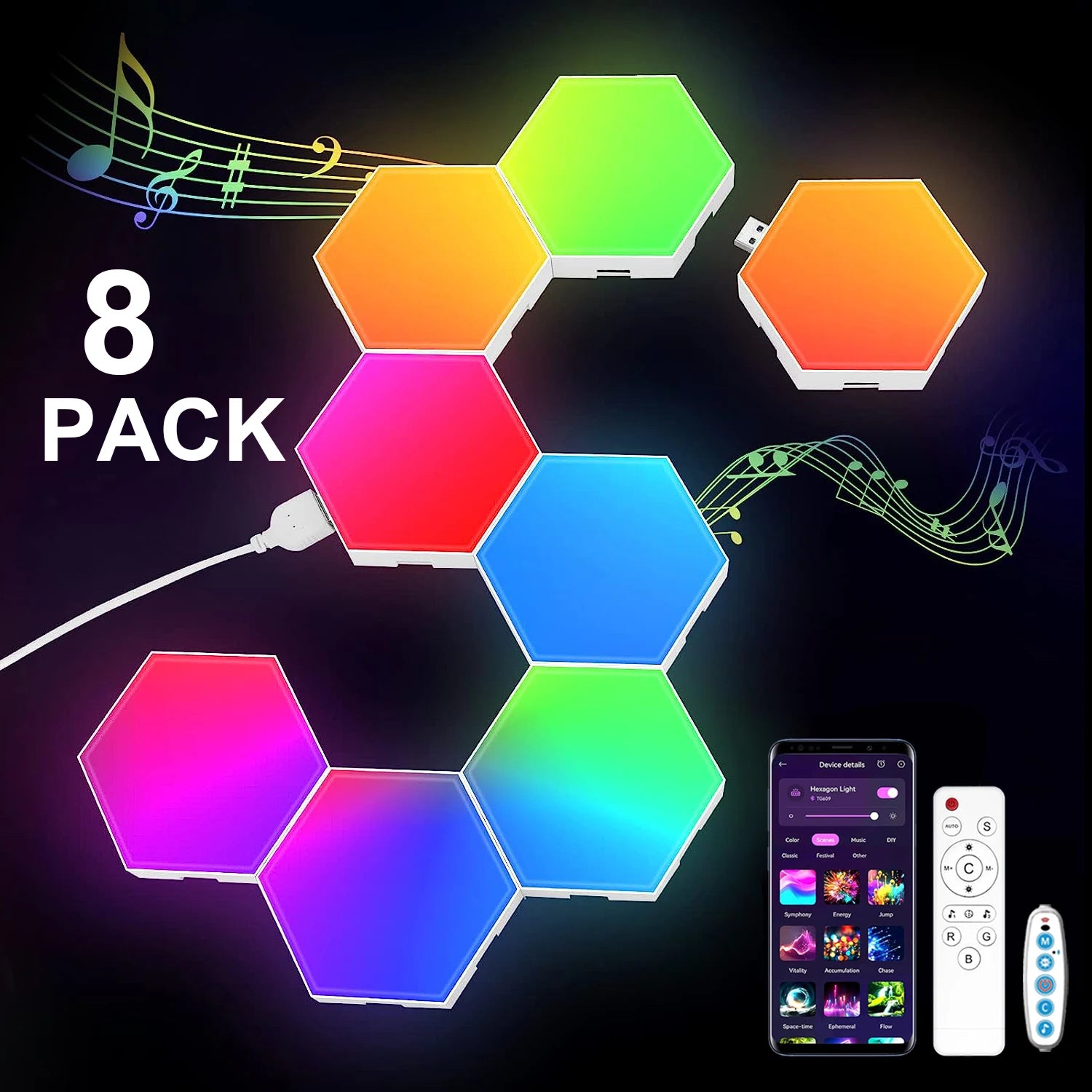 HexaGlow RGB Panels