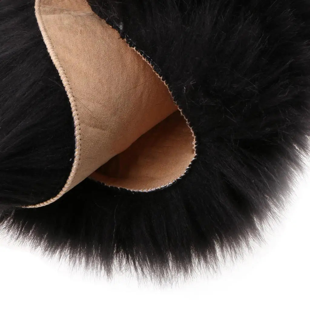 fityle Fashion Area Rug Soft Sheepskin Skin Faux Fur Fake Rug Mat Small Rugs Living Bedroom Window Bedside Home Decor