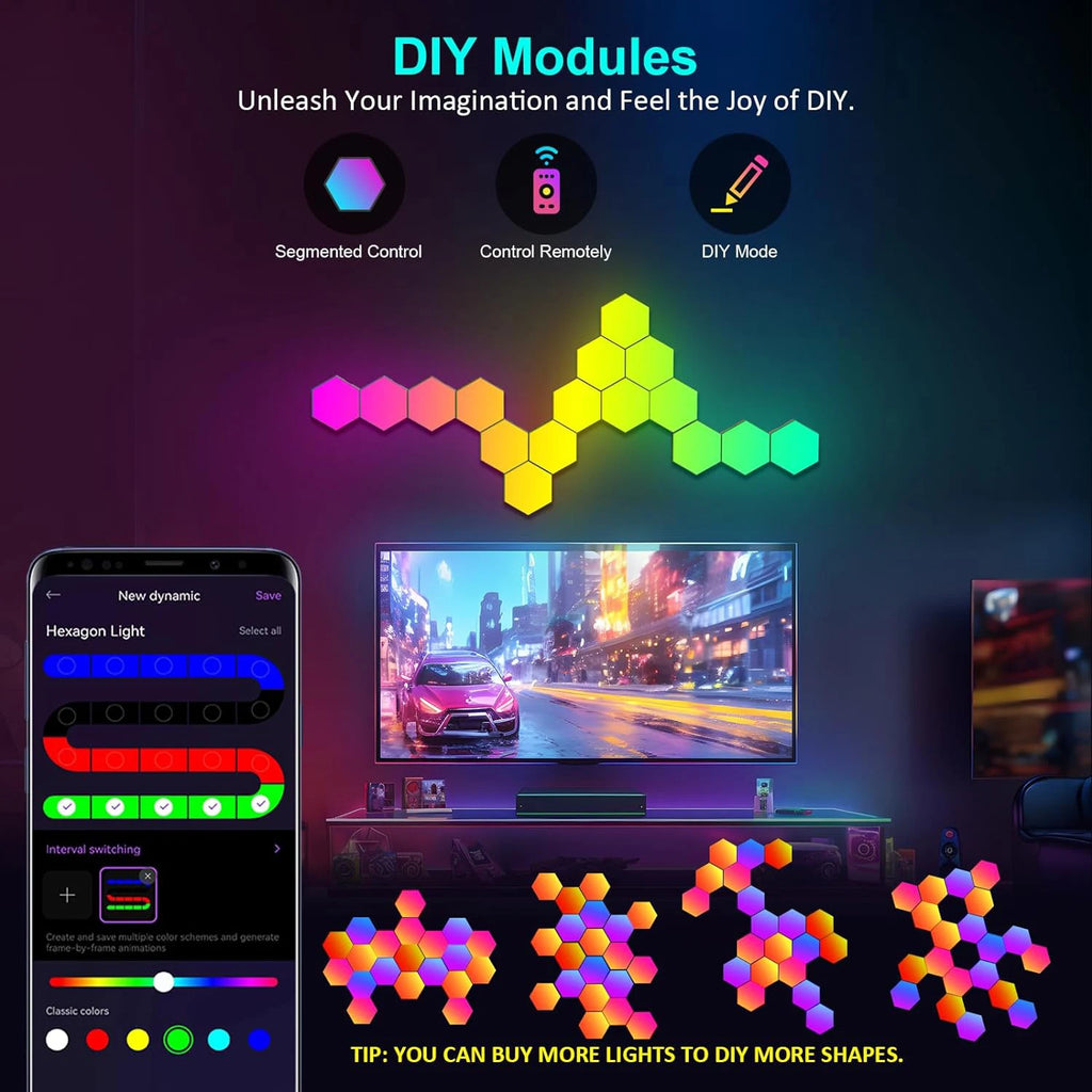 HexaGlow RGB Panels