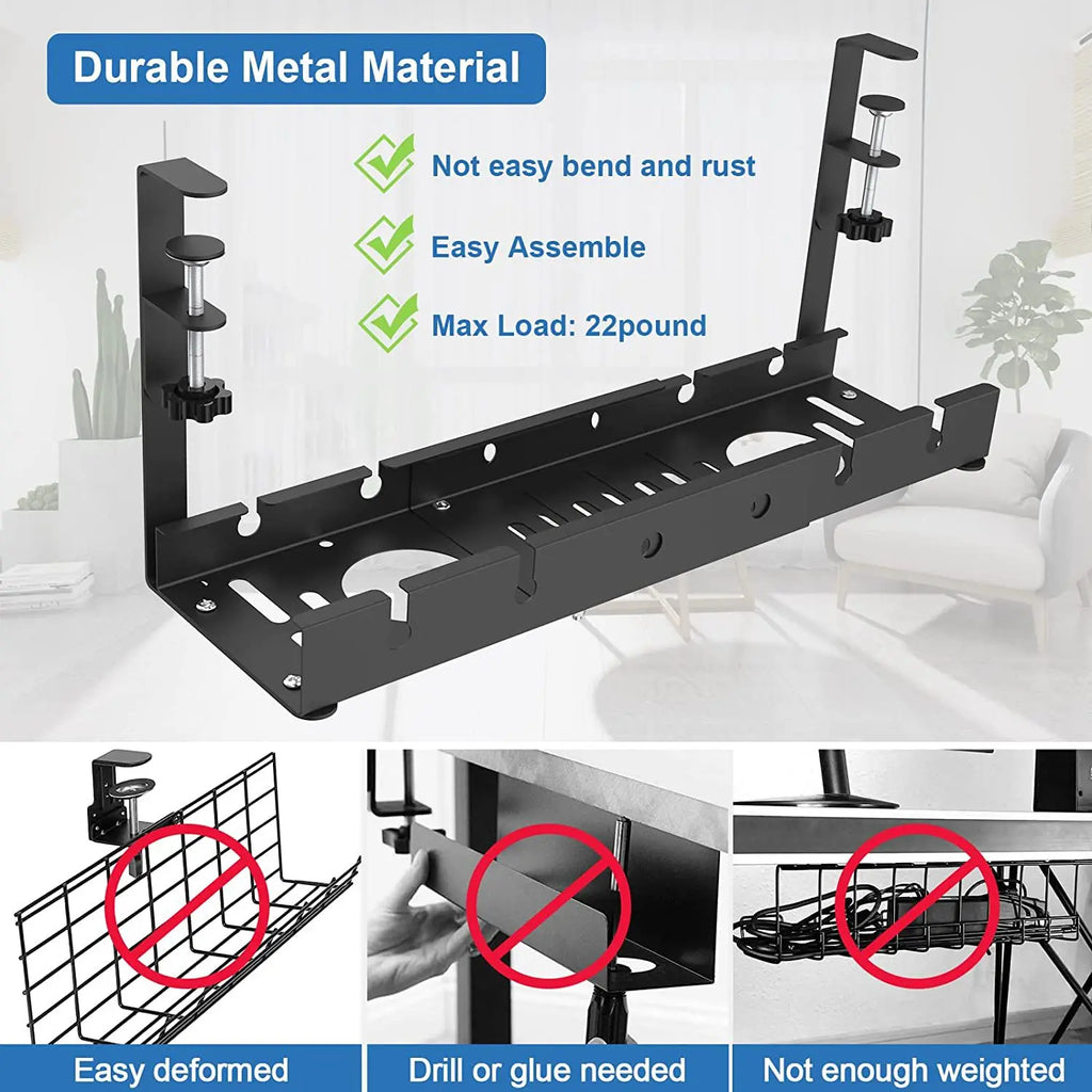 Under Desk Cable Tray Pro