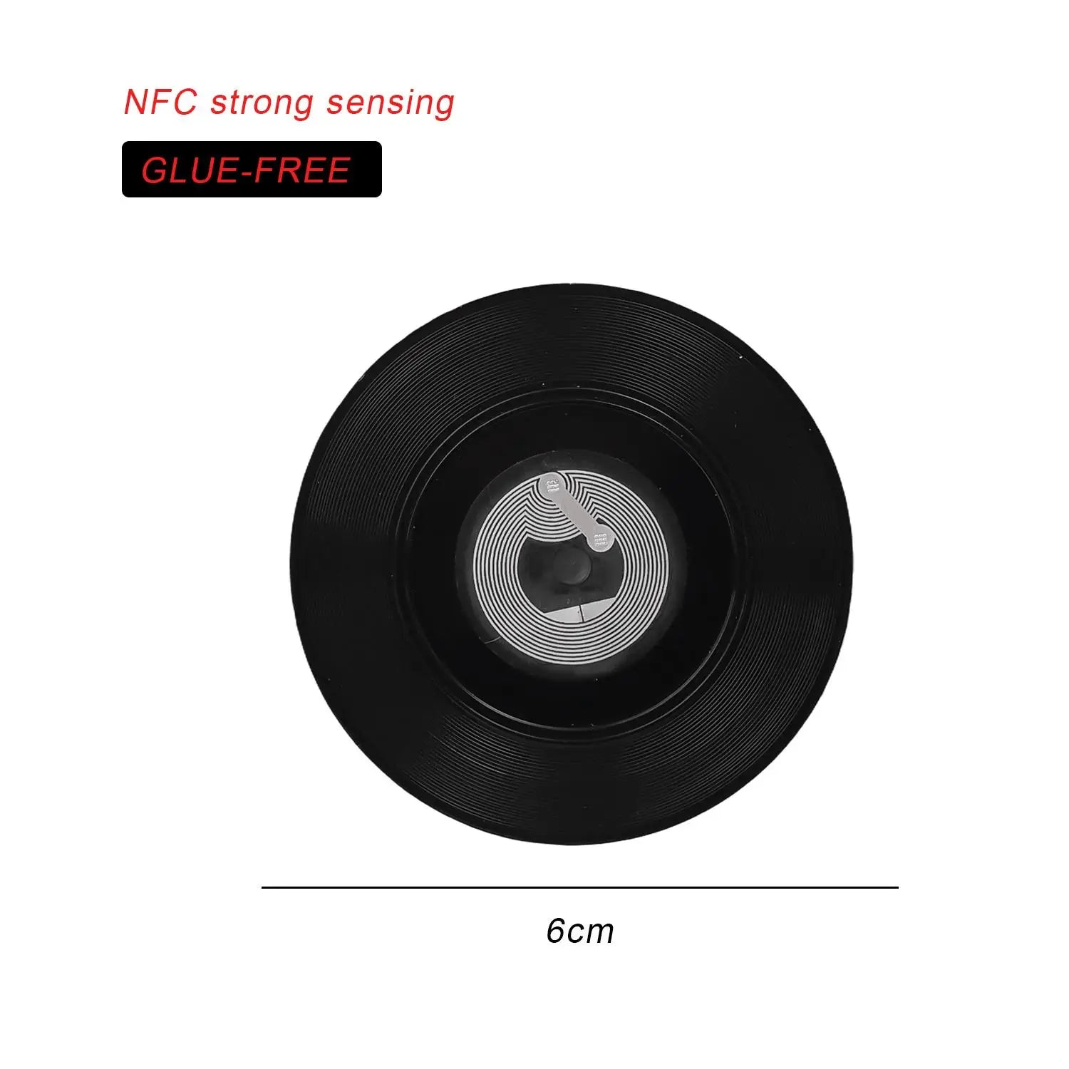 NFC Fridge Magnet Vinyl Record Style Music