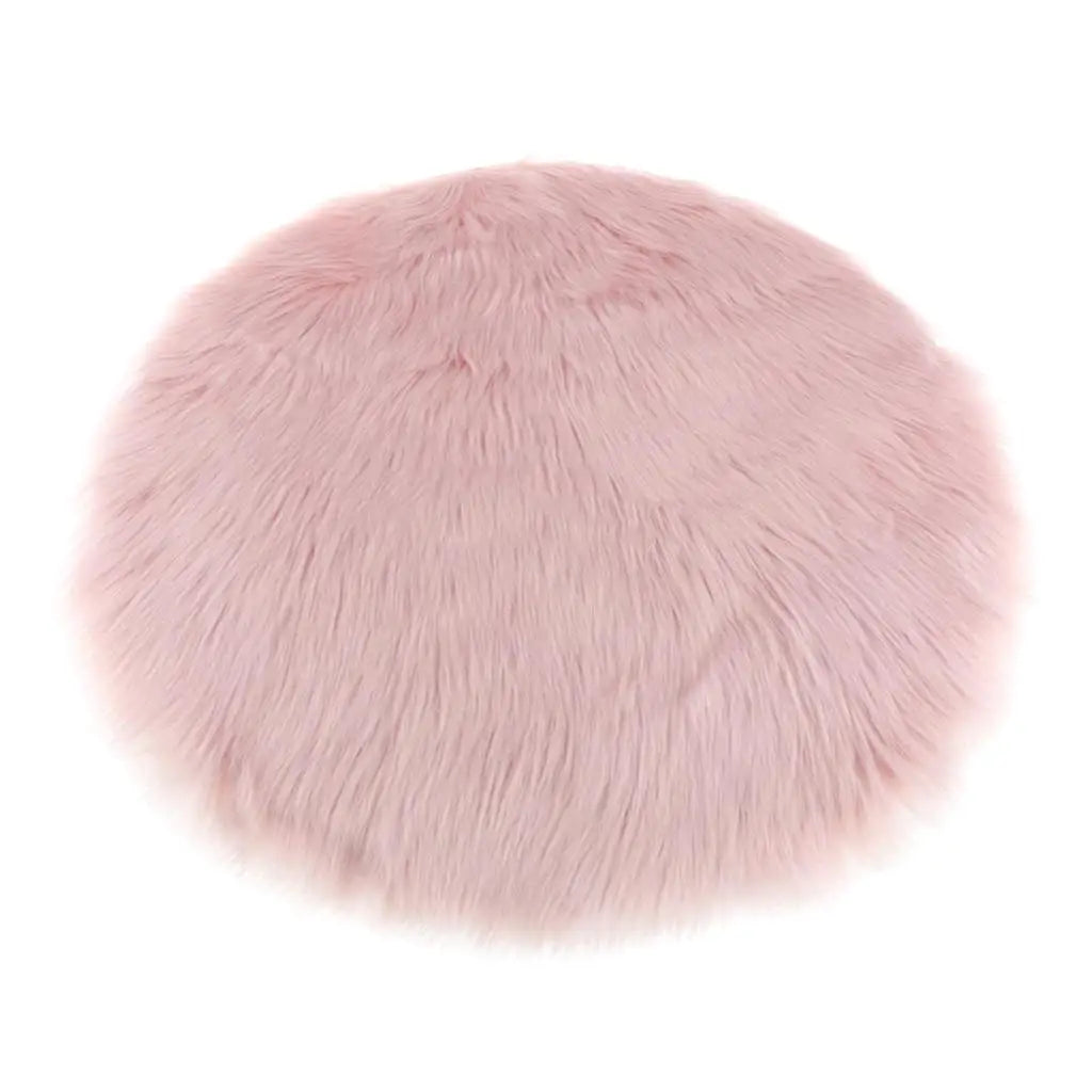 fityle Fashion Area Rug Soft Sheepskin Skin Faux Fur Fake Rug Mat Small Rugs Living Bedroom Window Bedside Home Decor