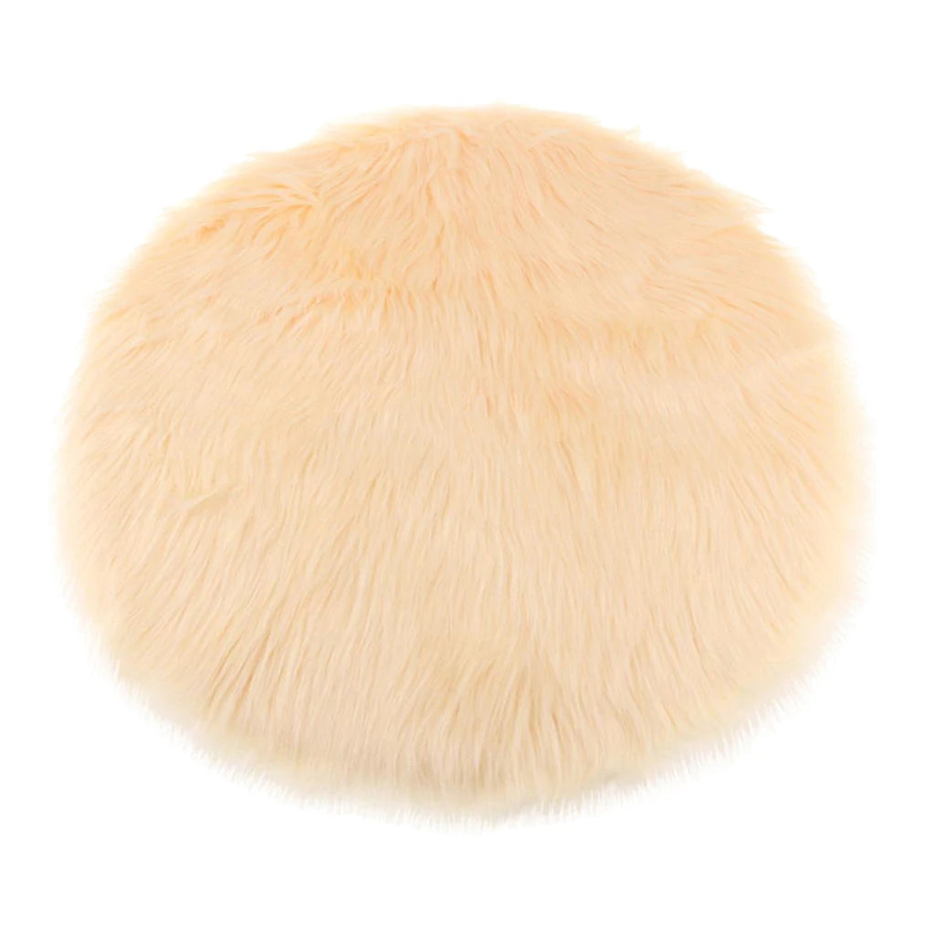 fityle Fashion Area Rug Soft Sheepskin Skin Faux Fur Fake Rug Mat Small Rugs Living Bedroom Window Bedside Home Decor