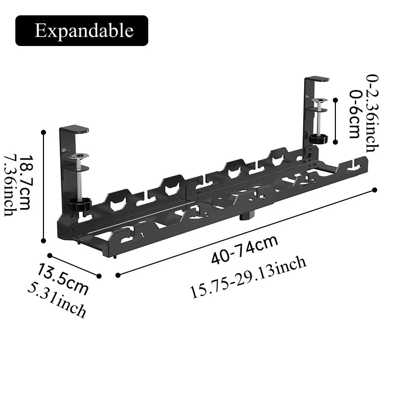 Under Desk Cable Tray Pro