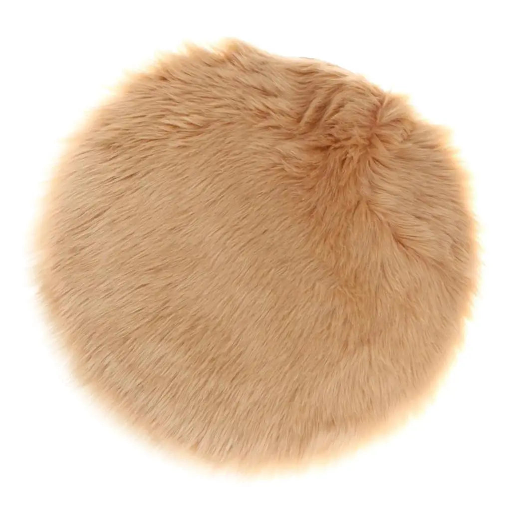 fityle Fashion Area Rug Soft Sheepskin Skin Faux Fur Fake Rug Mat Small Rugs Living Bedroom Window Bedside Home Decor